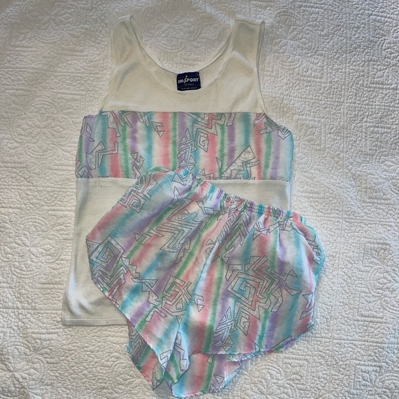 in sport Tops - Vintage in sport 80s workout set